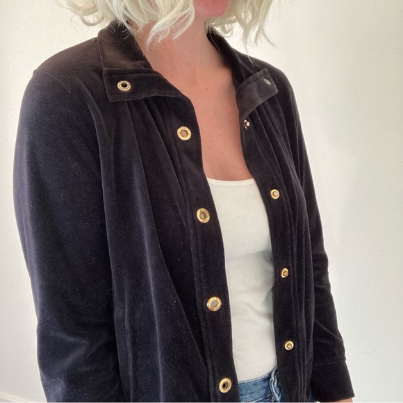 Y2K Velour Jacket by Jones New York Signature - Picture 6 of 7